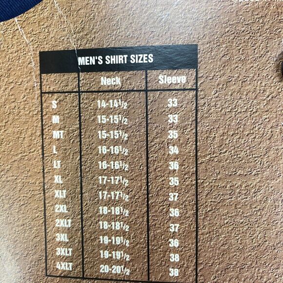 Dickies Shirt Mens M Navy Stain Release 574 Long Sleeve Uniform Work Button Down - Picture 7 of 10